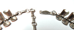 VTG SAUTEUR RENOIR CLEOPATRA CHOCKER NECKLACE 925 STERLING SILVER 17″ & 22mm 40g