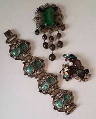 Antique Art Deco Nouveau Victorian Estate Jewelry Lot