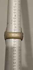 Vintage 1950S Handcrafted Mexican Indian Chief Biker Ring Sz 9.75 US Army
