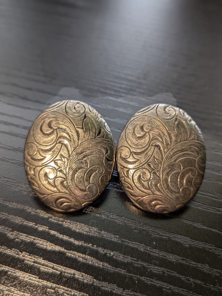 Vintage Clip-on Earrings. Strongly Match Mid-century Burkhardt Jewelery Co.