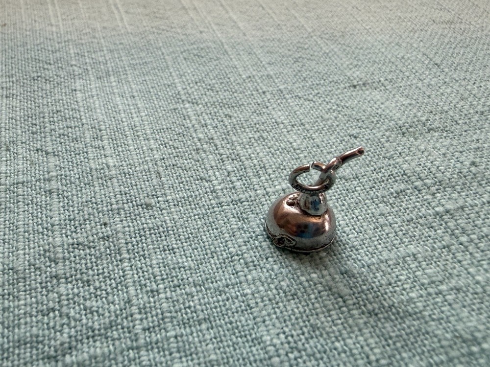 Vintage 40’s oil can sterling charm