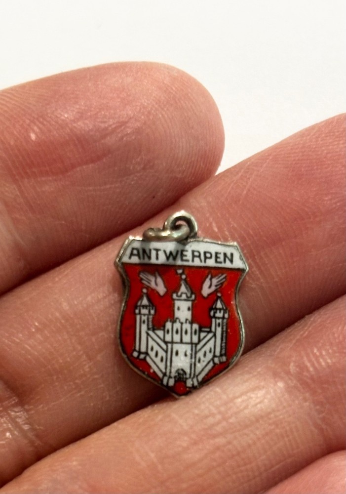Vintage Antwerpen Metal Charm