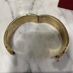 VTG Gold Plated 17mm Bangle Bracelet