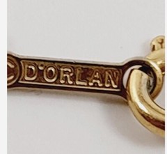 Mid Century Vintage D’Orlan Necklace Egyptian Revival Stunning Statement Piece