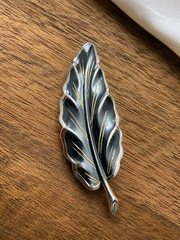 Vintage TeKa/ Theodor Klotz brooch, 835 silver