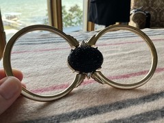 Unusual RARE Vintage reversible bangle bracelet!! Must See!!! VIDEO!