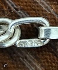 Vintage sterling silver (925) necklace made in ussr