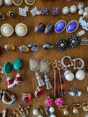 Big Clip-On Earrings Lot Vintage Modern All Wearable Jewelry Over 150 Pairs