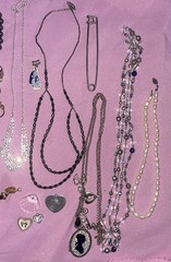 Vintage Estate Costume Jewelry Lot Rings Bracelet Necklace Earrings Pins
