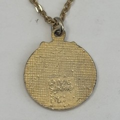 Vintage Hello Kitty 5/8″ Inch Necklace 1976 Tennis Sanrio Gold Colored
