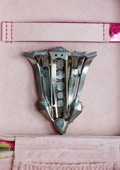 Vintage Eisenberg Original Sterling Crystals Art Deco Style Brooch