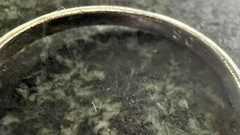 Vintage SC Floral Filigree Ring Silver‑Tone Mid‑Century Costume Jewelry Size 8