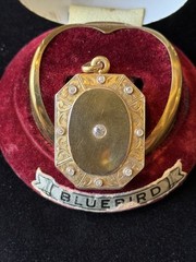 Antique Vintage Victorian 14k 15k Gold Locket Diamonds Monogrammed *As Is* 10 g