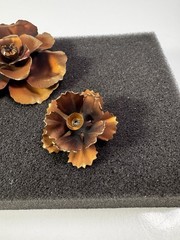 Vintage Coro Jewelry Brooch And Pair Of Clip On Earrings See Description