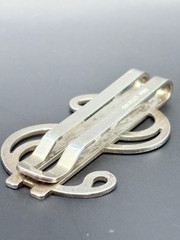 BIRKS Sterling Silver Money Clip Vintage Mid-Century Collectible Rare Find
