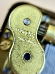 Vintage Thorens Switzerland Music Box Pendant Necklace | 1/20 14K GF Chain