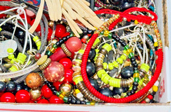 VINTAGE TO NOW ALL WEARABLE MIXED JEWELRY LOT–SMALL FLAT RATE BOX FULL–2.4 LB+