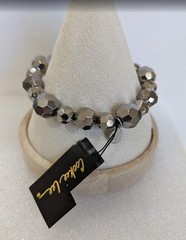 vintage cookie lee silver tone bracelet FREE SHIPPING