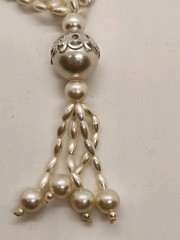 Vintage Lot of 4 Faux Pearl Necklaces Gold Tone Rice Pearls Mixed Lot