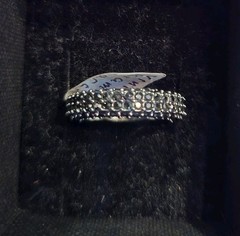 Vintage Kiam Family Marcasite Band