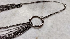 Vintage chain metal necklace
