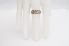 Vintage Sterling Silver 925 Ring Size 7.75 Textured