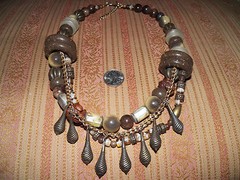 Massive vintage Roxsann chunky necklace