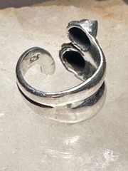 Cat ring size 5.50 cats kitten band sterling silver sterling women girls