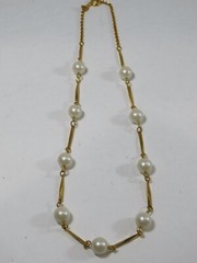 Simulated Pearls Jewelry Lot Mix Match W/ Seed 1 Signed Monet Vintage D1809
