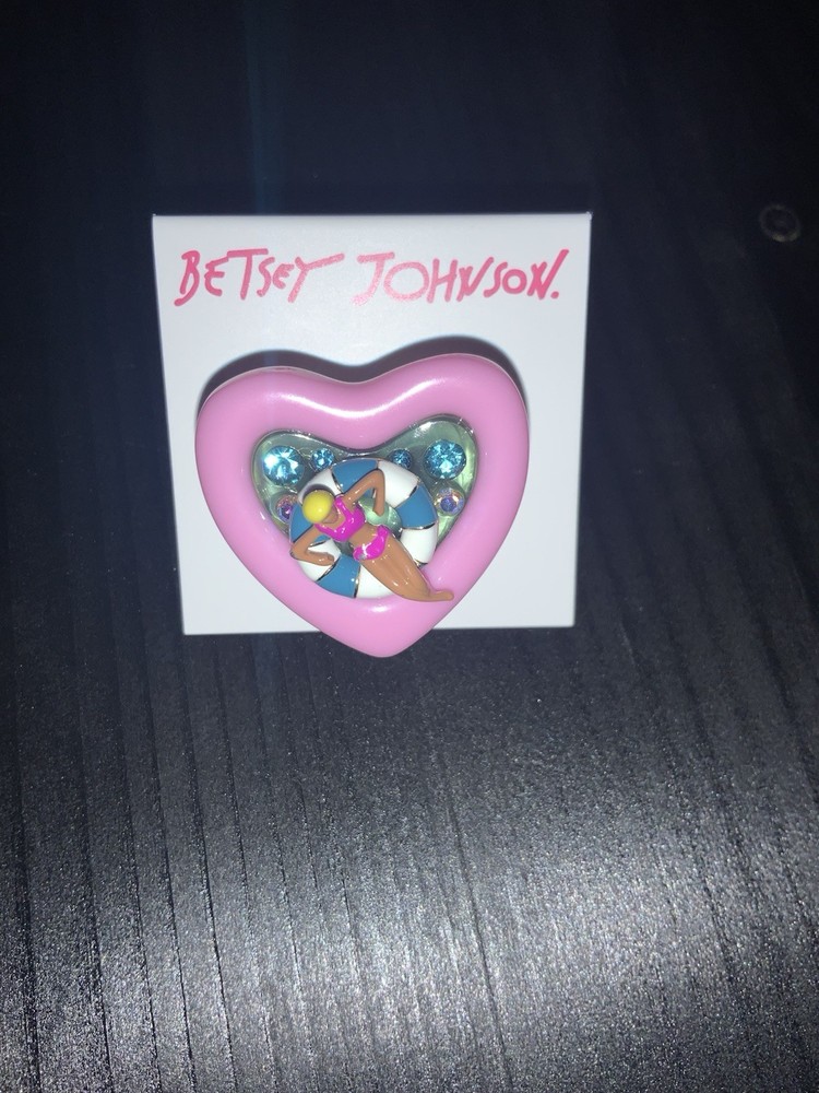 Betsey Johnson Pool Party Ring Size 7 Stretchable – Extremely Rare – G2