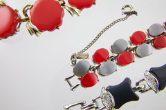 Lot of 12 Moonglow Thermoset Jewelry Necklace Bracelet Brooch Hair Scarf Slide
