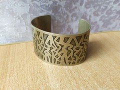 Vintage old retro bracelet Wonderful Cuff Bracelet Armenia Melchior USSR Soviet