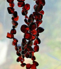 Natural Baltic Amber Cherry Cognac Colors beaded nuggets Necklace 33″ Long