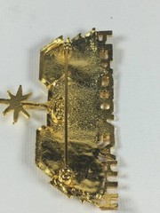 Vintage Casual Corner Sparkling Rhinestones “Peace on Earth” Brooch/Pin Signed