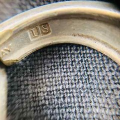 1970s Vintage Silverplate Spoon Ring sz 7.75/Wide Band/William Rogers Co/Boho