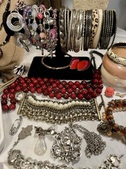 Boho Jewelry Lot 100 Pc. All Wearable Vintage And Modern