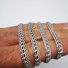 Vintage 9.65″ Sterling Silver 925 Chain 24.78g Signed 0.6cm Thick Fine Jewelry