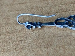 Vintage Violin Pierced Earrings French Wire Music Teacher Orchestra