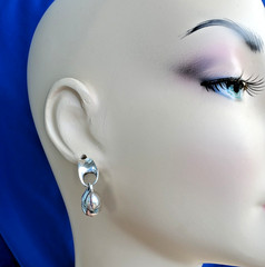 ORIGINAL Designer 925 Sterling Silver Dangle Drop Earrings Jewelry Gift Woman