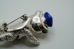 Vintage Articulating Napier Police Bear Brooch 4.5cm JB46