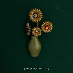Vintage Brooch Enamel Pin Pearls Vintage Flower Brooch Plant Animal Insect Fruit