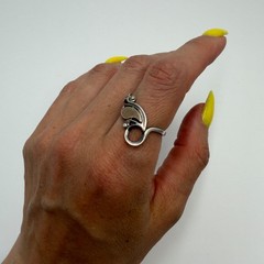 Vintage Ring Gilt Sterling Silver 925 Jewelry Stamped Beautiful Women’s Size 7US
