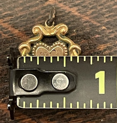 Vintage 13″Forstner 12kt. Gold Filled Woman’s/Child’s chain & pendant w/initials
