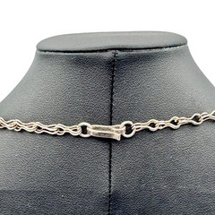 Vintage Taxco Silver Floral Rose Necklace Design 17 Inches Elegant Statement 50g