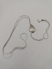 Vintage Silver Tone Floral Engraved Adjustable Bolo Slide Necklace 32″