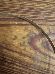 Peruvian Modernist Hummingbird Sterling Silver 950 Clamper Choker Necklace
