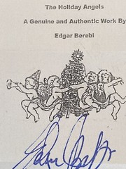 I Am Edgar Berebi Vintage All In A row Angels Christmas Angels , Christmas Pin