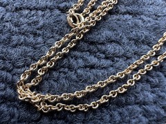 Vintage 12K Gold Filled Hand Etched Oval Locket Pendant Necklace With 20in Chain
