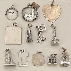 Vintage Chicago Illinois Sterling Silver Charms choice