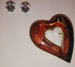 Assembled Vintage Jewelry Canvas Lot Display including signed Berebi Brooch